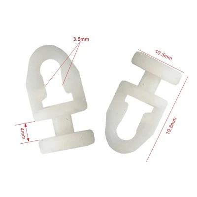 Curtain Glider Rail Curtain Hook Rollers Glider Hook Llenni Am Ar gyfer Auto Truck Bws